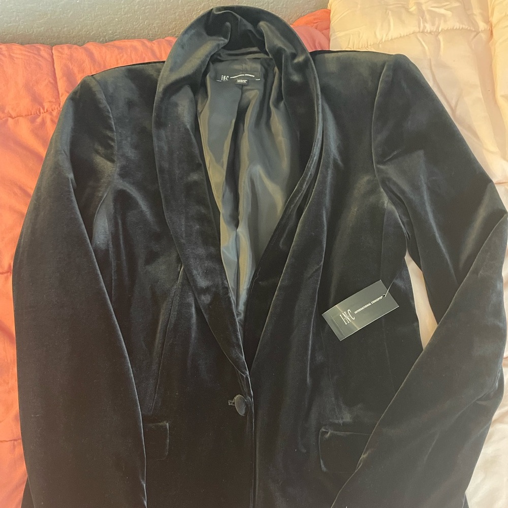 Brandy new velvet coat